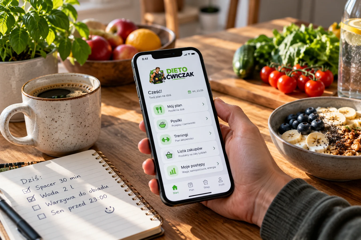 Jak działa dieta online Dieto Ćwiczak Planner